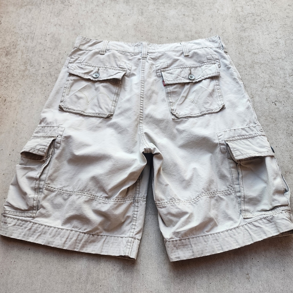 Vintage Levi's Cargo Flap Pocket Paratrooper Red Tab Y2K Shorts Men's‎ 38